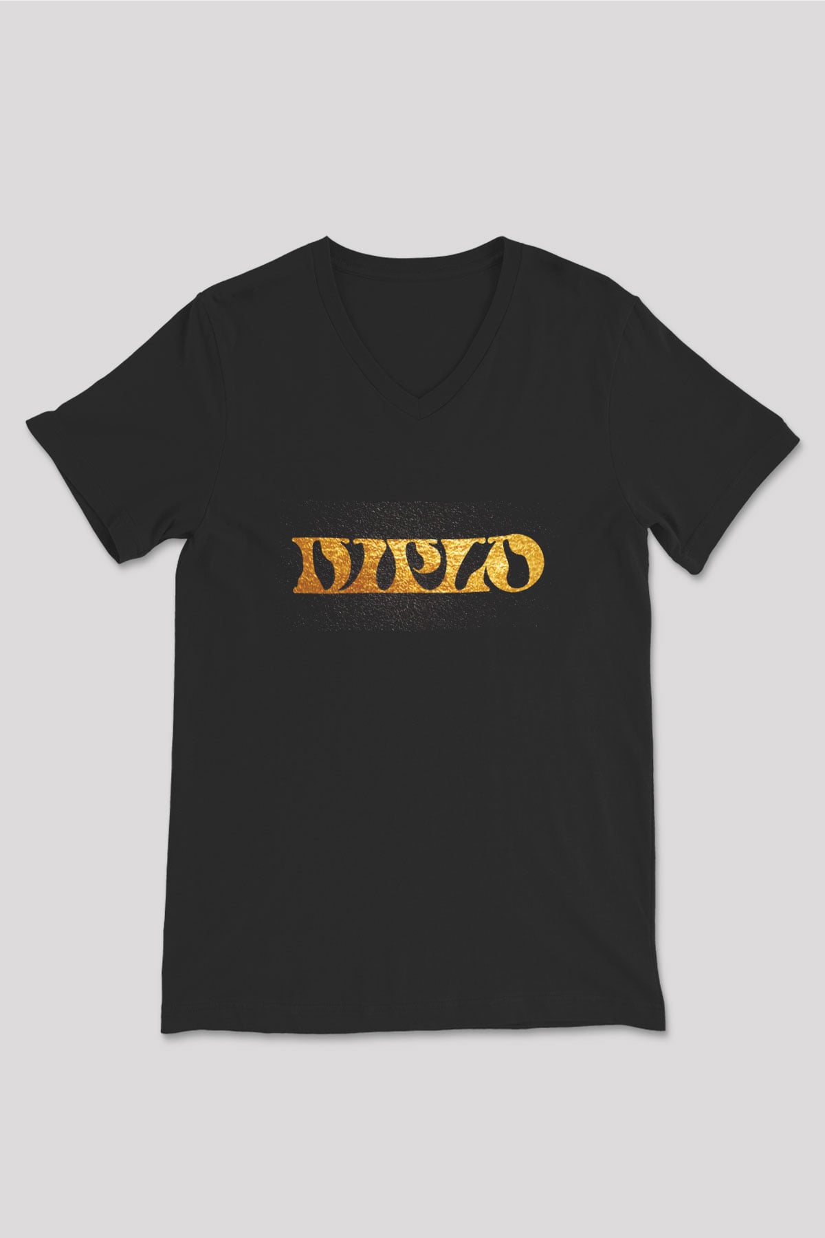 Diplo Siyah Unisex V Yaka Tişört