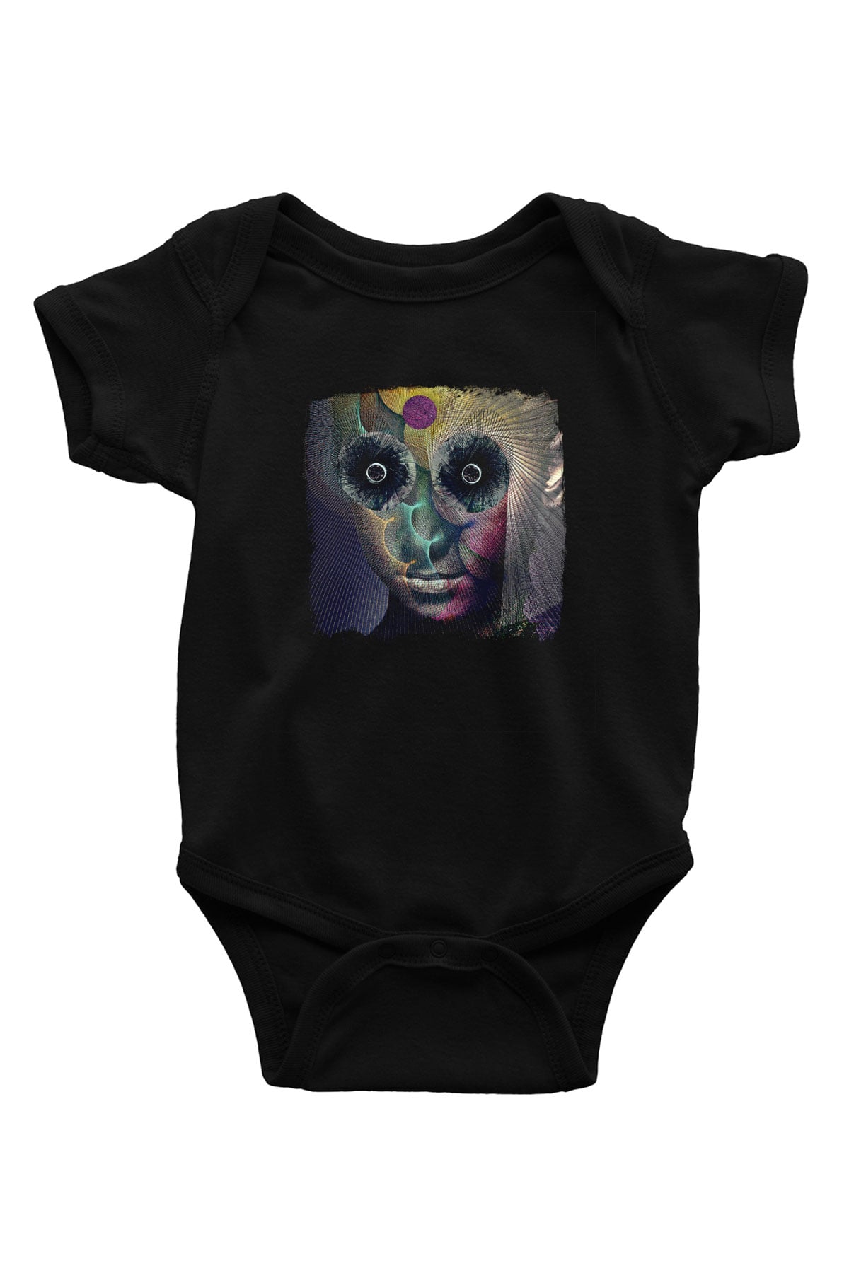 Dir En Grey Baskılı Unisex Siyah Bebek Body - Zıbın