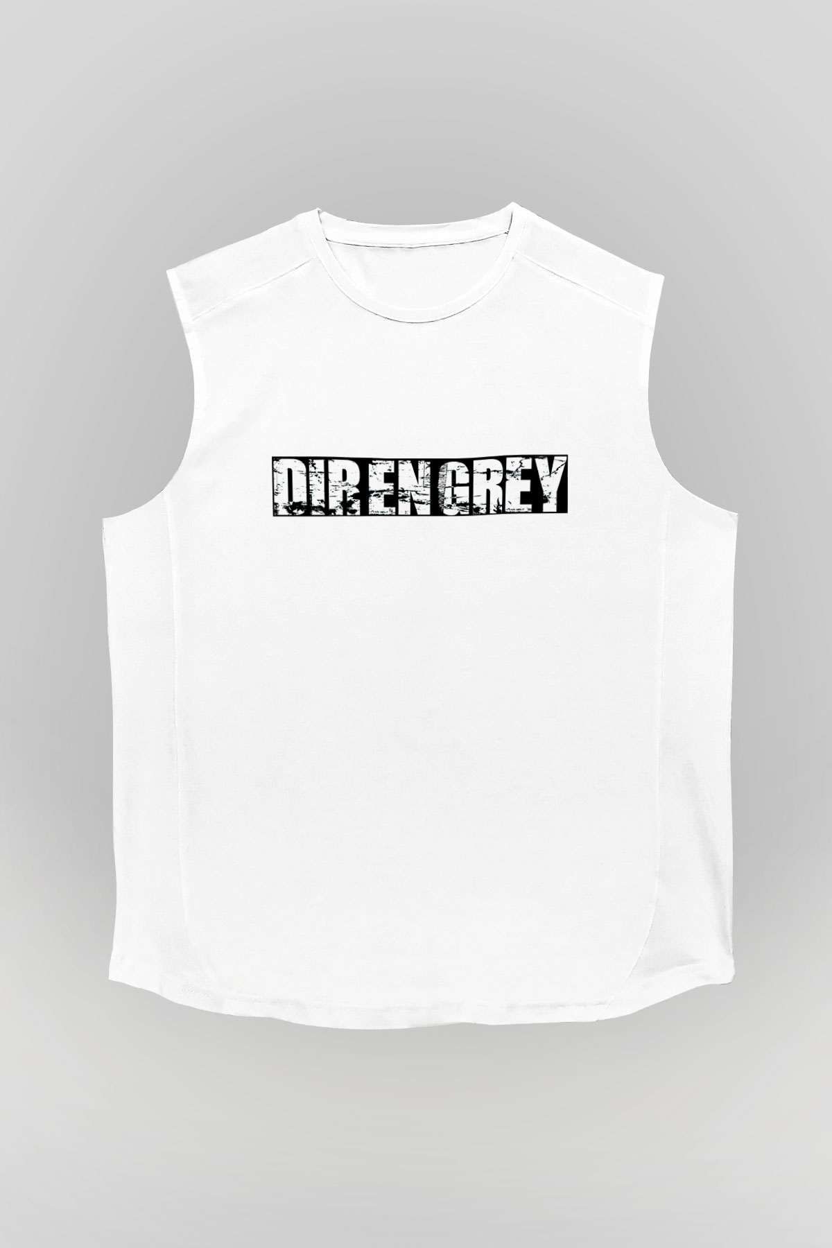 Dir En Grey Beyaz Unisex Kolsuz Tişört