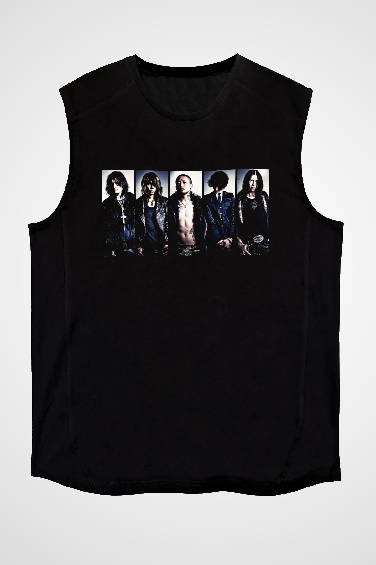 Dir En Grey Siyah Unisex Kolsuz Tişört