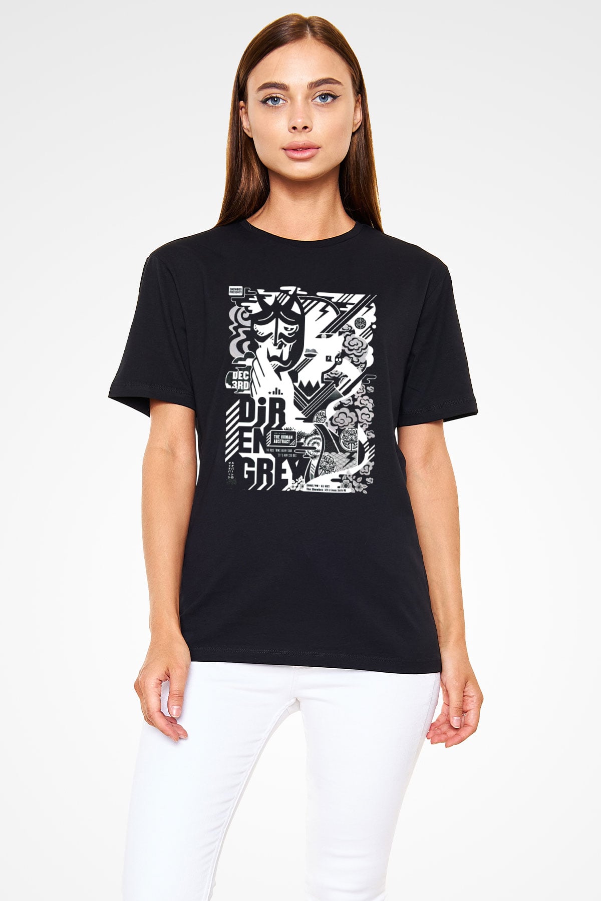 Dir En Grey Siyah Unisex Tişört T-Shirt - TişörtFabrikası