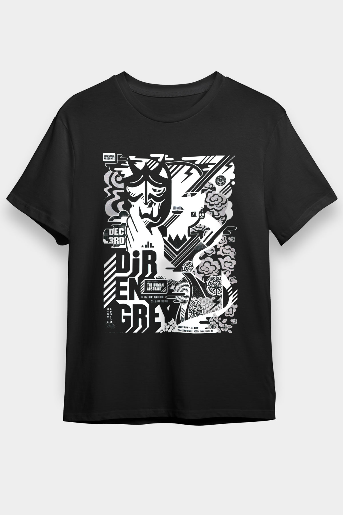 Dir En Grey Siyah Unisex Tişört T-Shirt - TişörtFabrikası