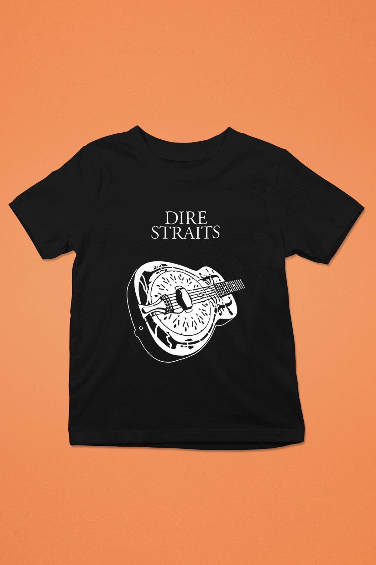 Dire Straits Siyah Unisex Çocuk Tişört