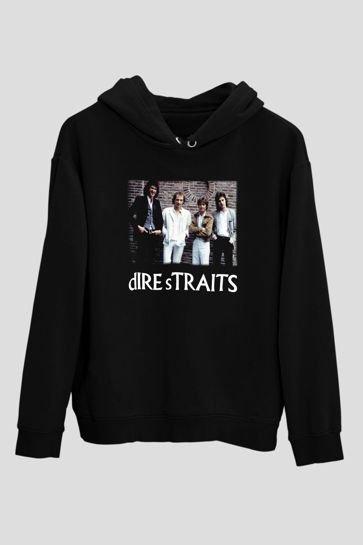 Dire Straits Siyah Unisex Hoodie