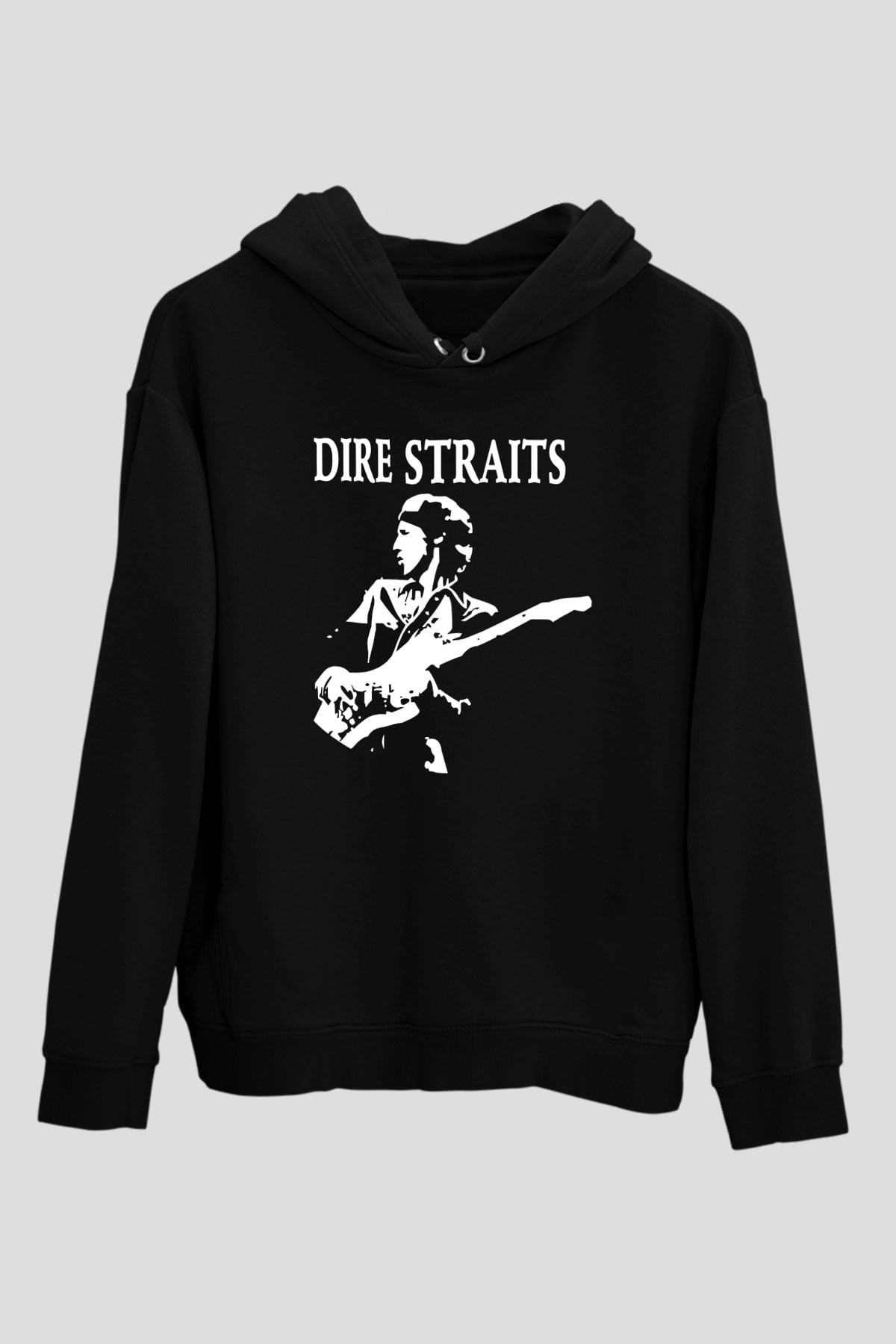 Dire Straits Siyah Unisex Hoodie