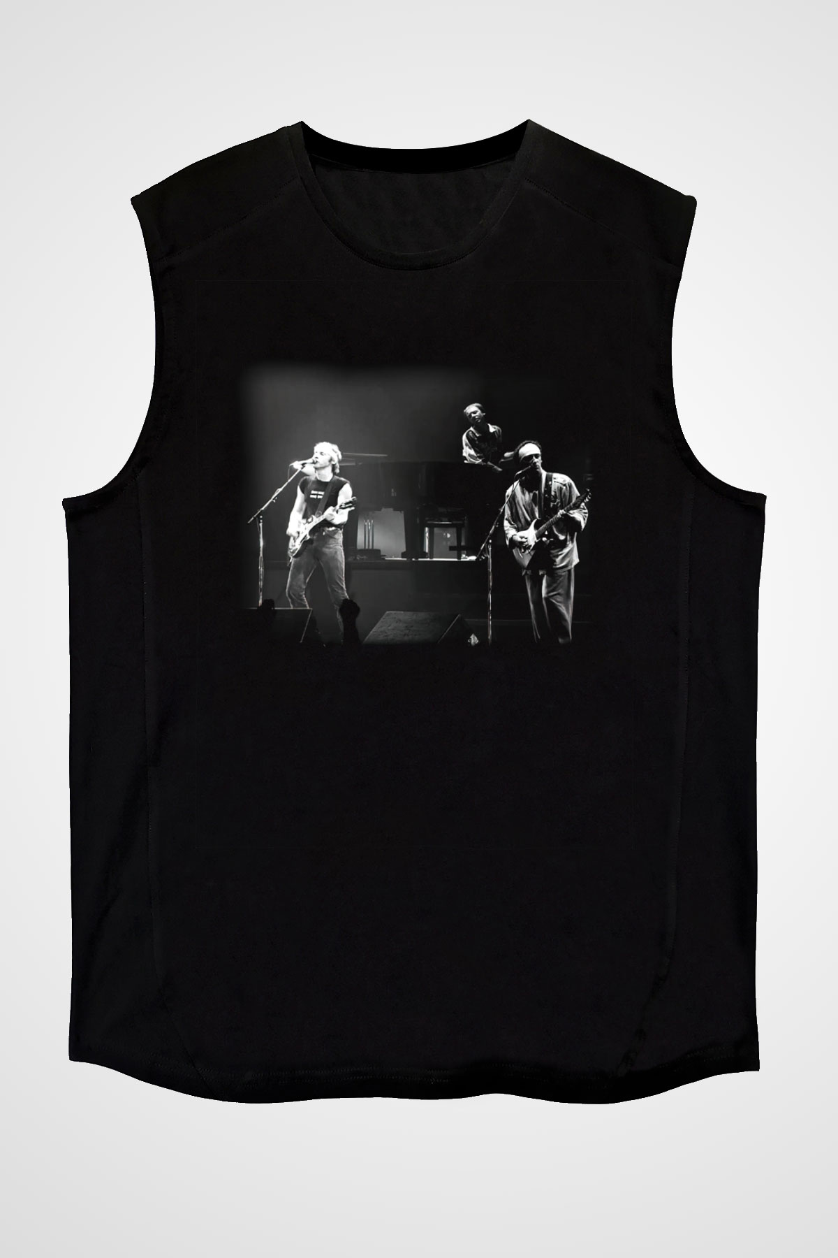 Dire Straits Siyah Unisex Kolsuz Tişört