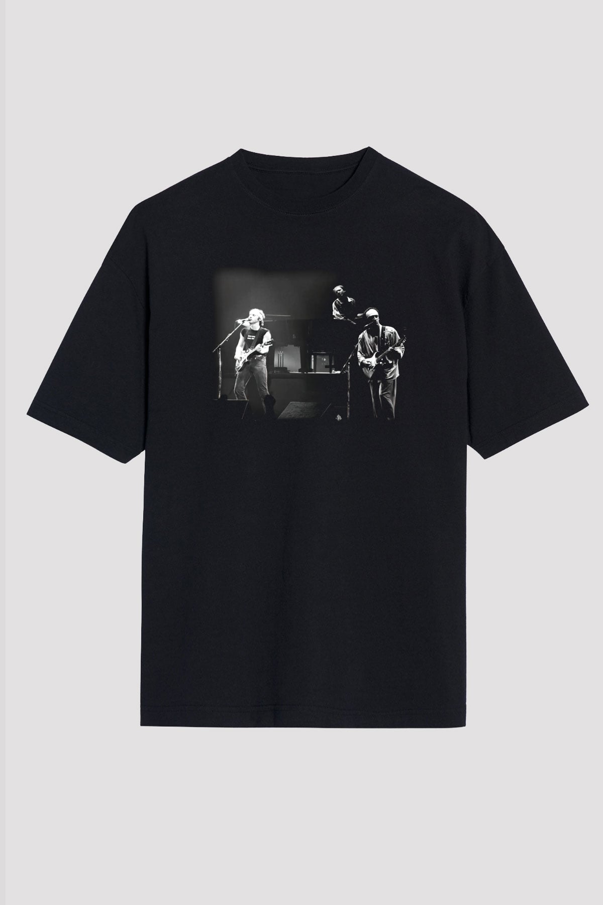 Dire Straits Siyah Unisex Oversize Tişört T-Shirt