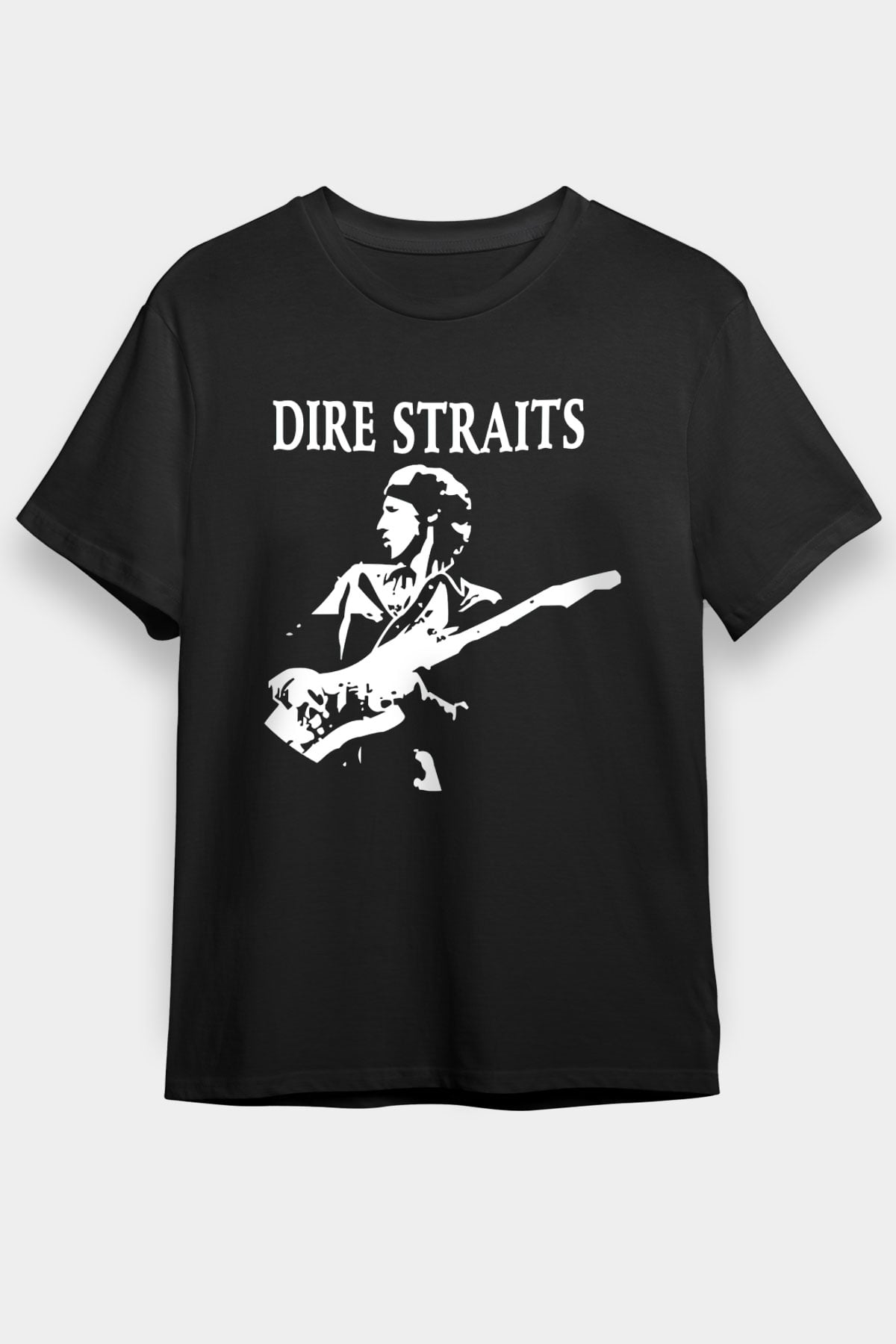 Dire Straits Siyah Unisex Tişört T-Shirt - TişörtFabrikası