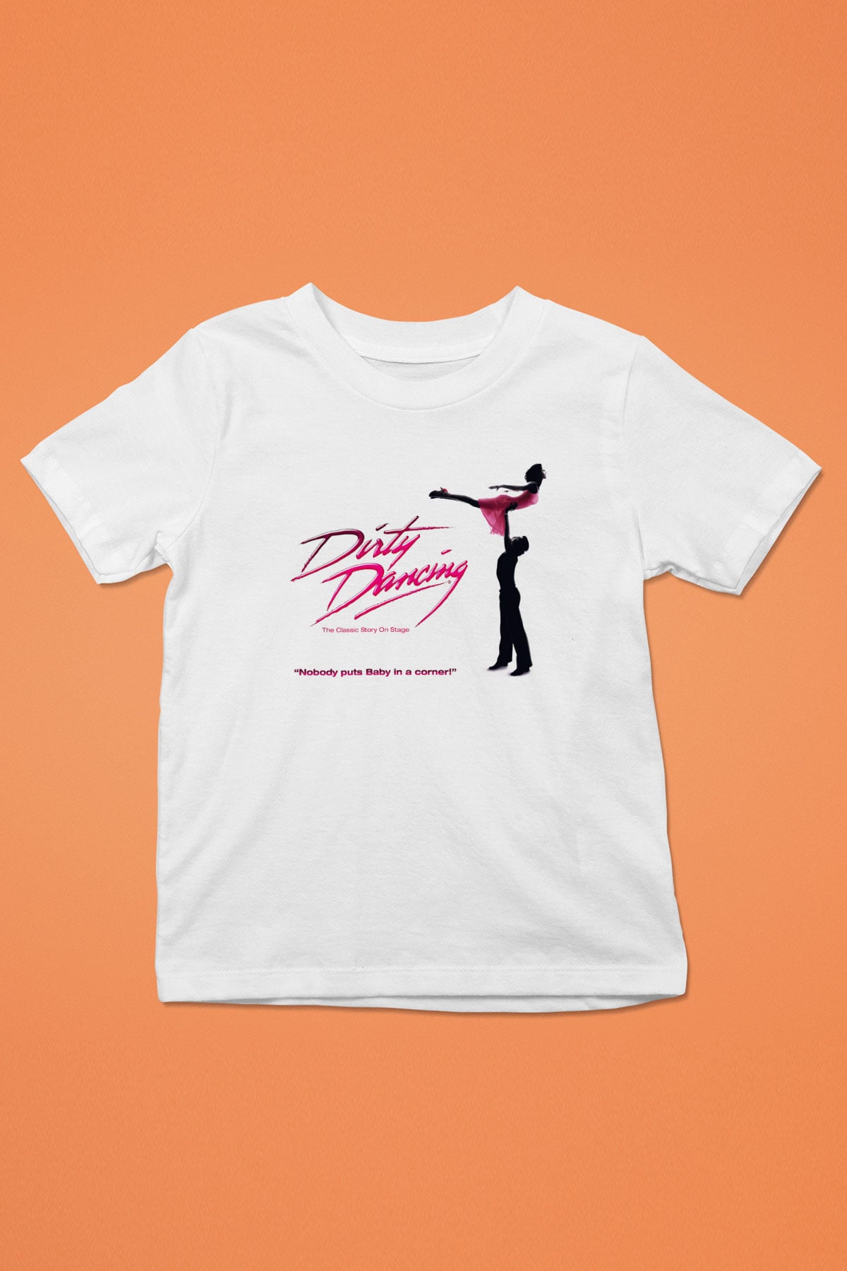 Dirty Dancing Baskılı Beyaz Unisex Çocuk Tişört