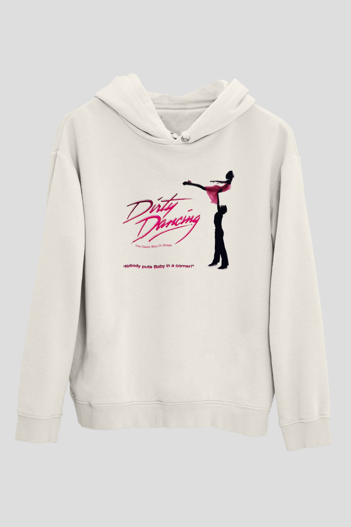 Dirty Dancing Beyaz Unisex Kapşonlu Sweatshirt