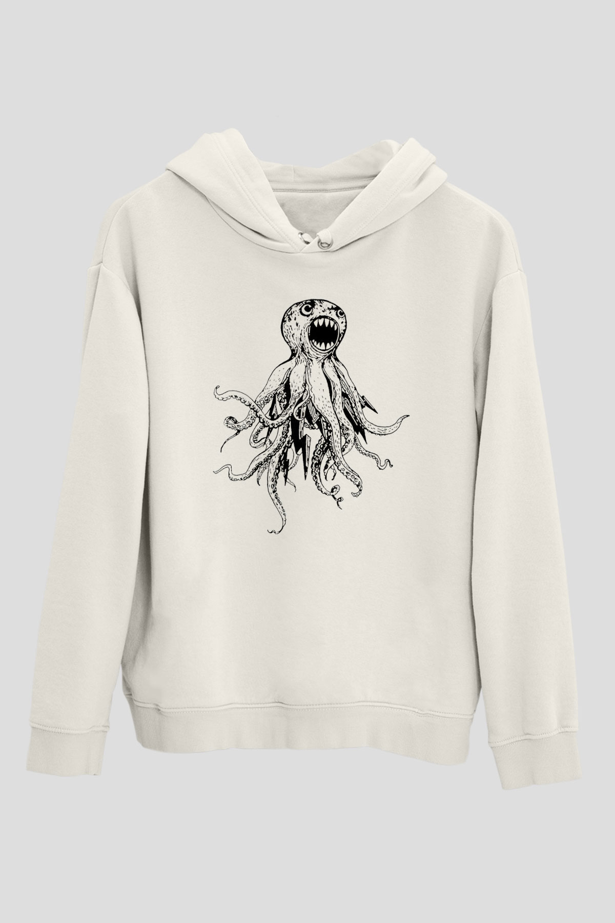 Dirty Heads Beyaz Unisex Kapşonlu Sweatshirt