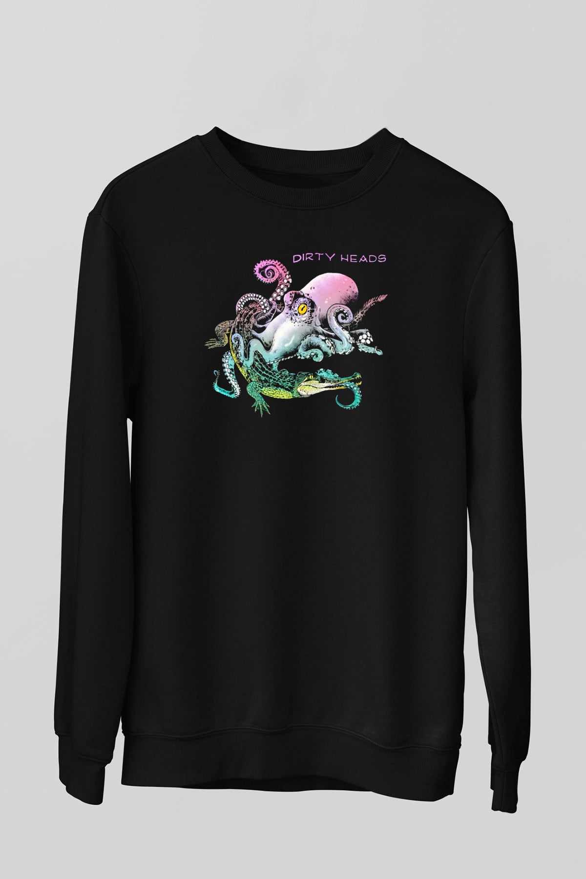 Dirty Heads Siyah Unisex Sweatshirt