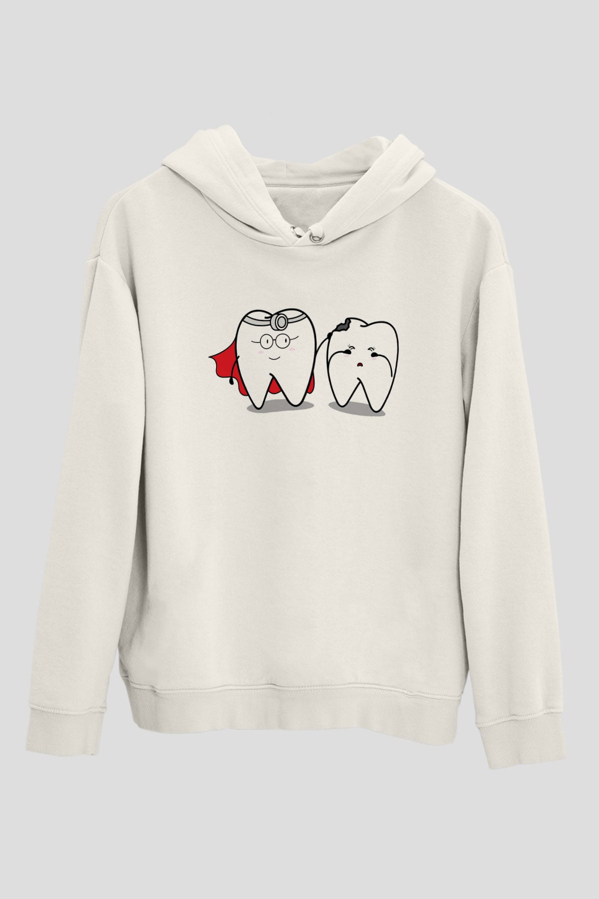 Diş hekimi Beyaz Unisex Hoodie