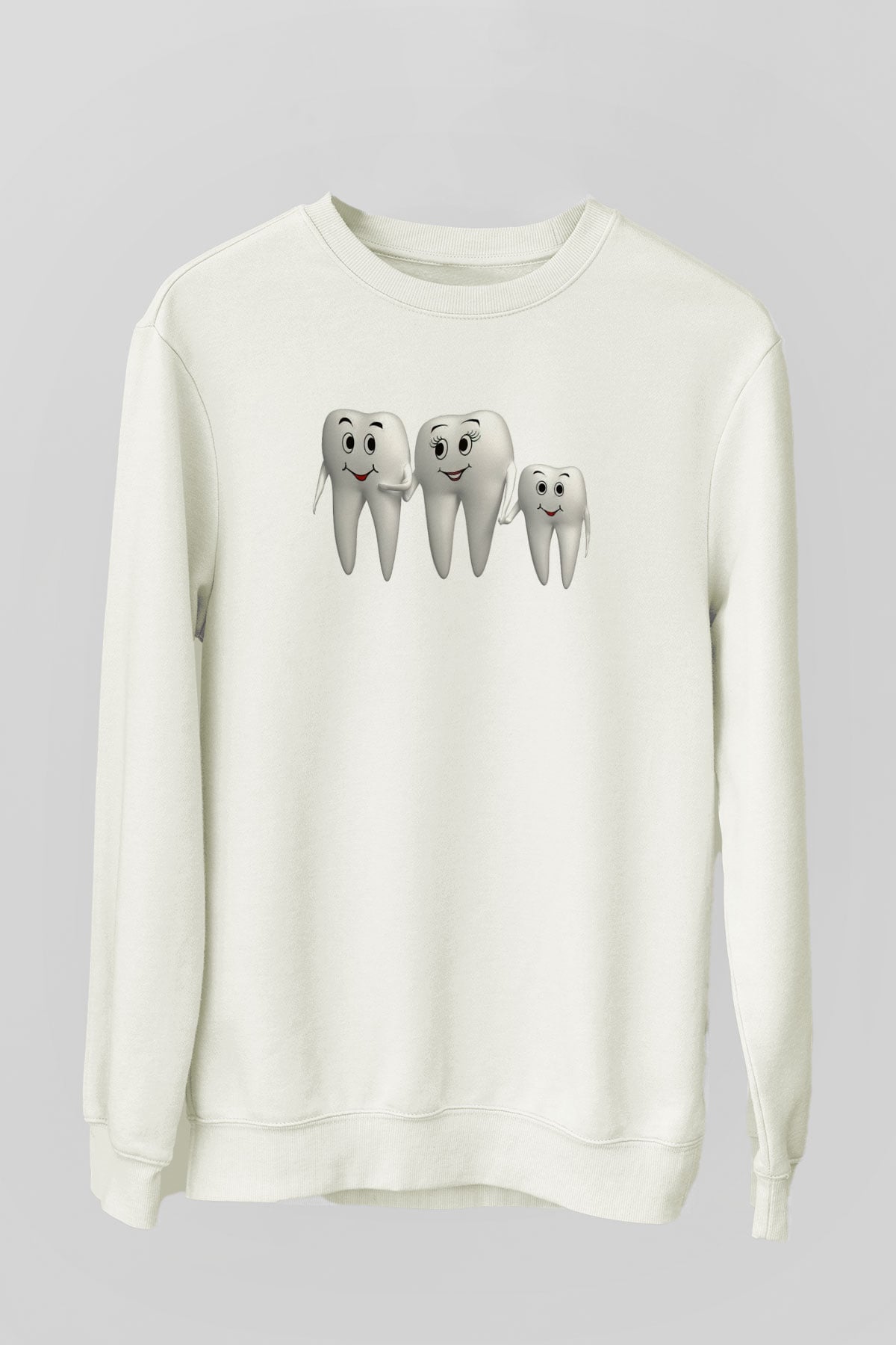 Diş hekimi Beyaz Unisex Sweatshirt