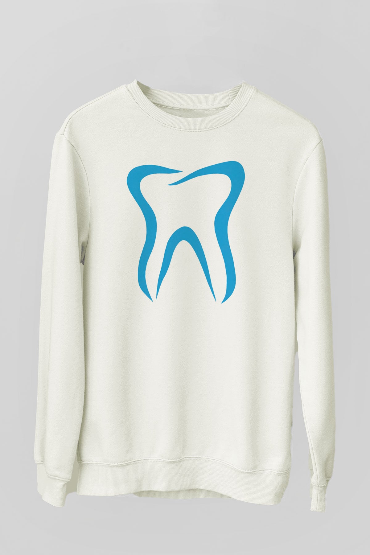 Diş hekimi Beyaz Unisex Sweatshirt