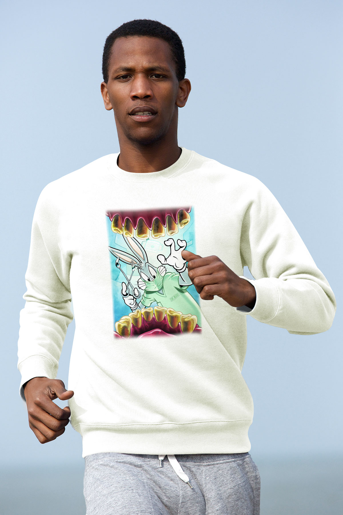 Diş hekimi Beyaz Unisex Sweatshirt