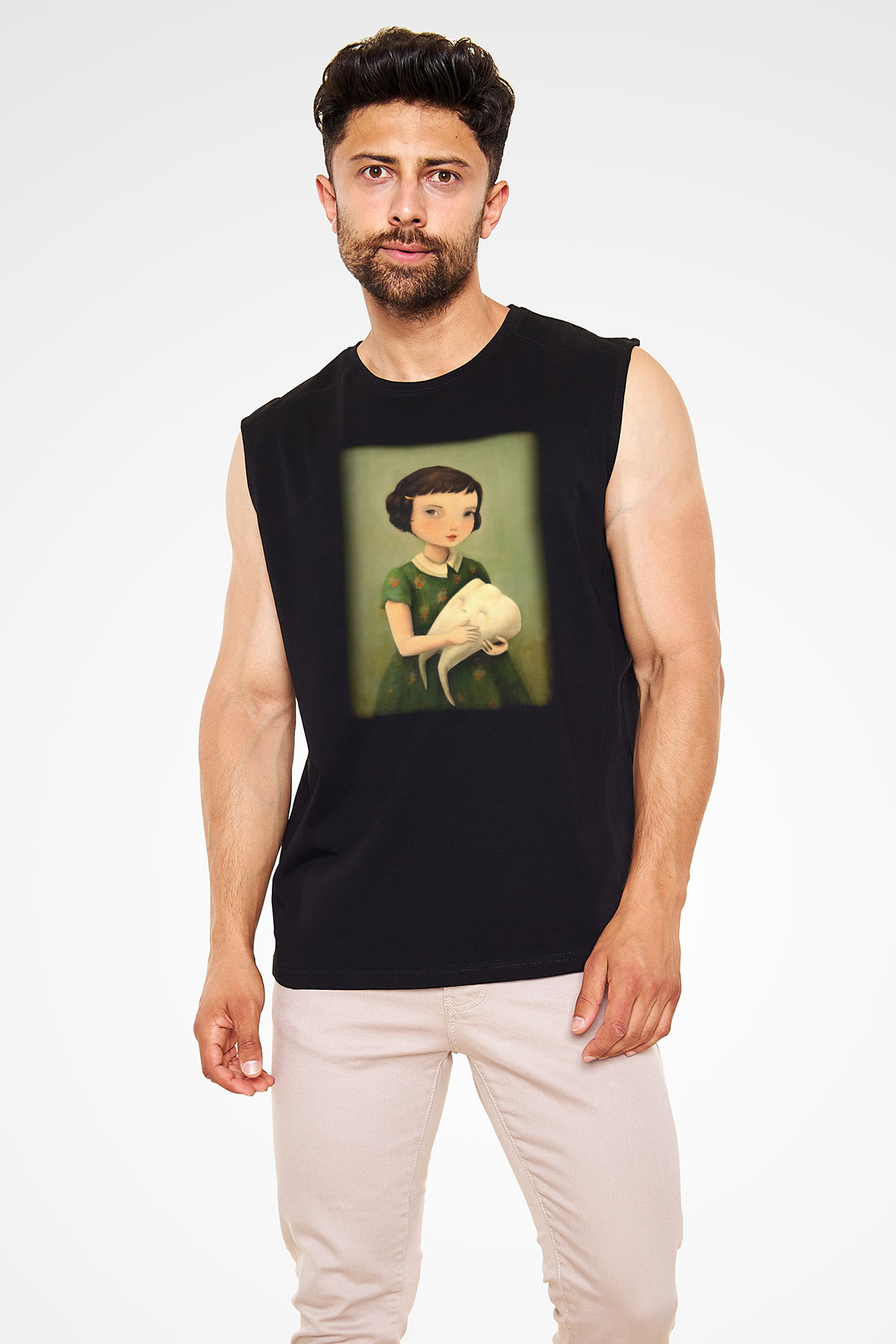 Diş hekimi Siyah Unisex Kolsuz Tişört
