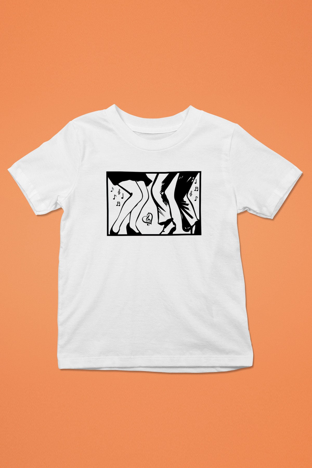 Disko Beyaz Unisex Çocuk Tişört