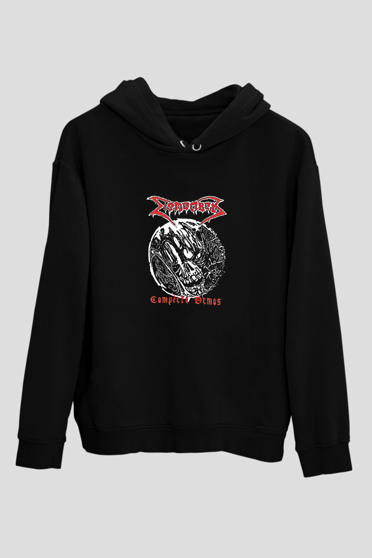 Dismember Baskılı Unisex Siyah Hoodie