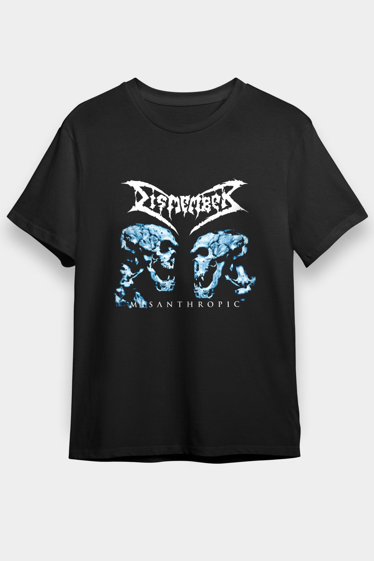 Dismember Baskılı Unisex Siyah Tişört