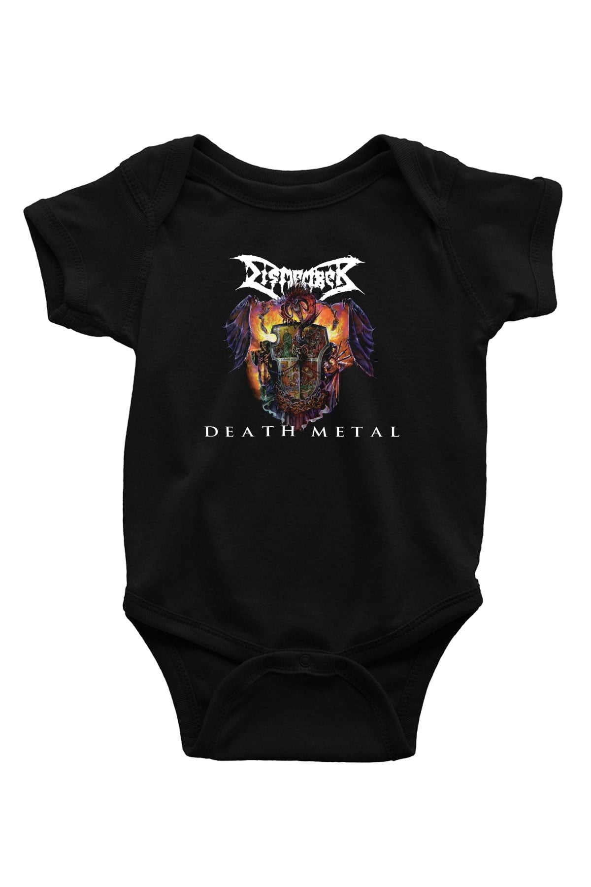 Dismember Siyah Bebek Body - Zıbın
