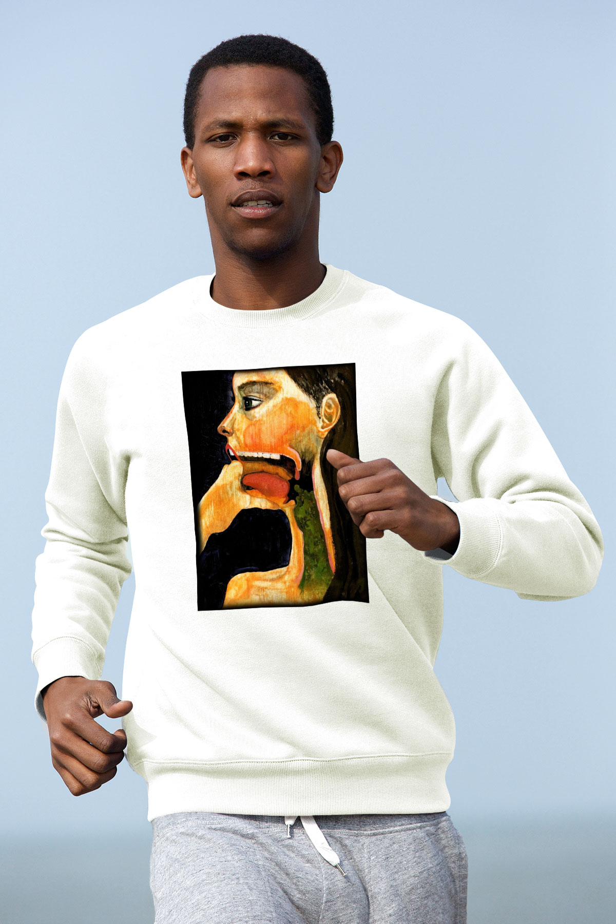 Diyetisyen Beyaz Unisex Sweatshirt
