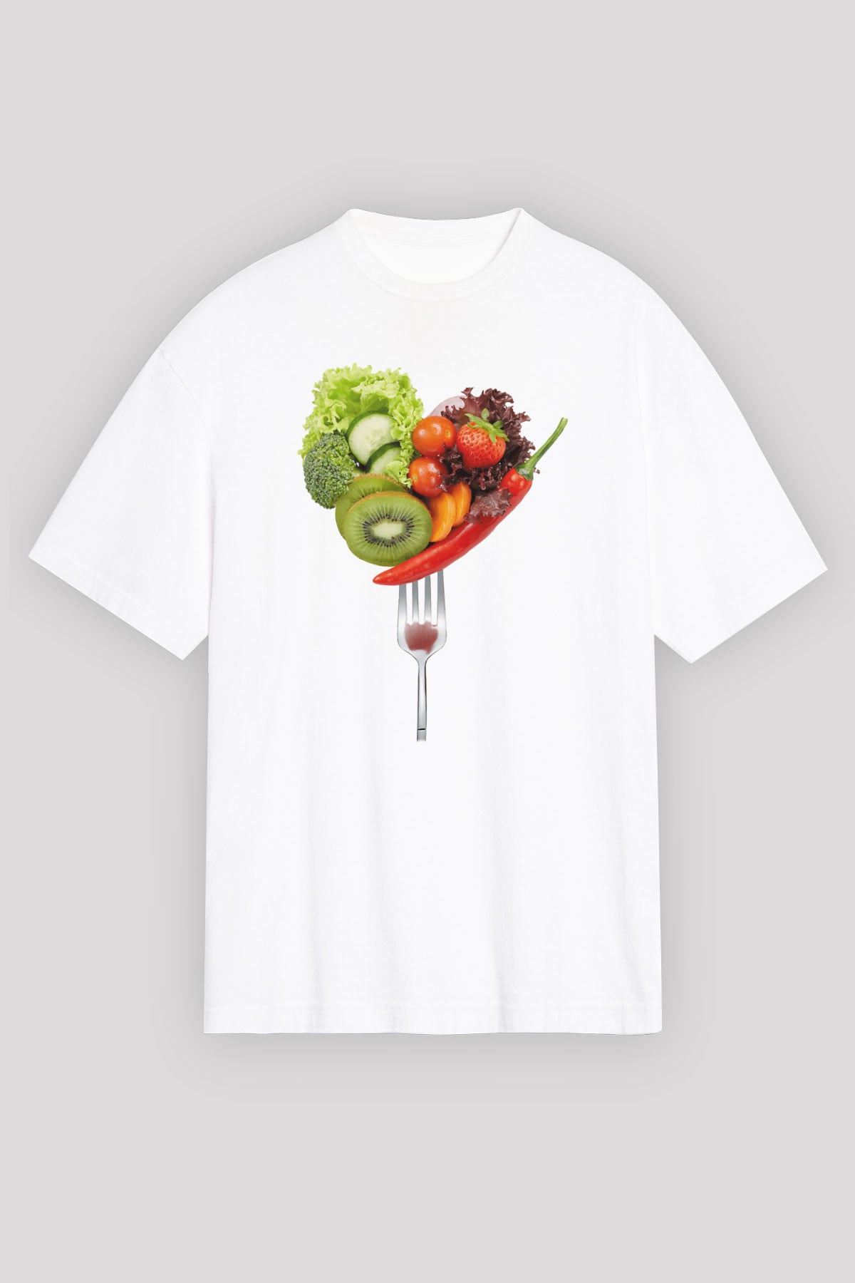 Diyetisyen Beyaz Unisex Tişört T-Shirt - TişörtFabrikası