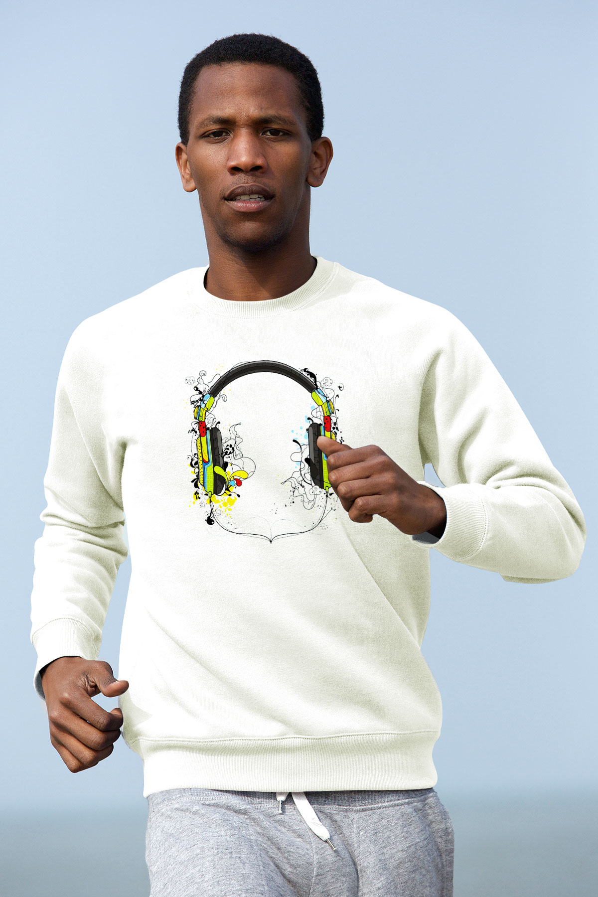 DJ Beyaz Unisex Sweatshirt