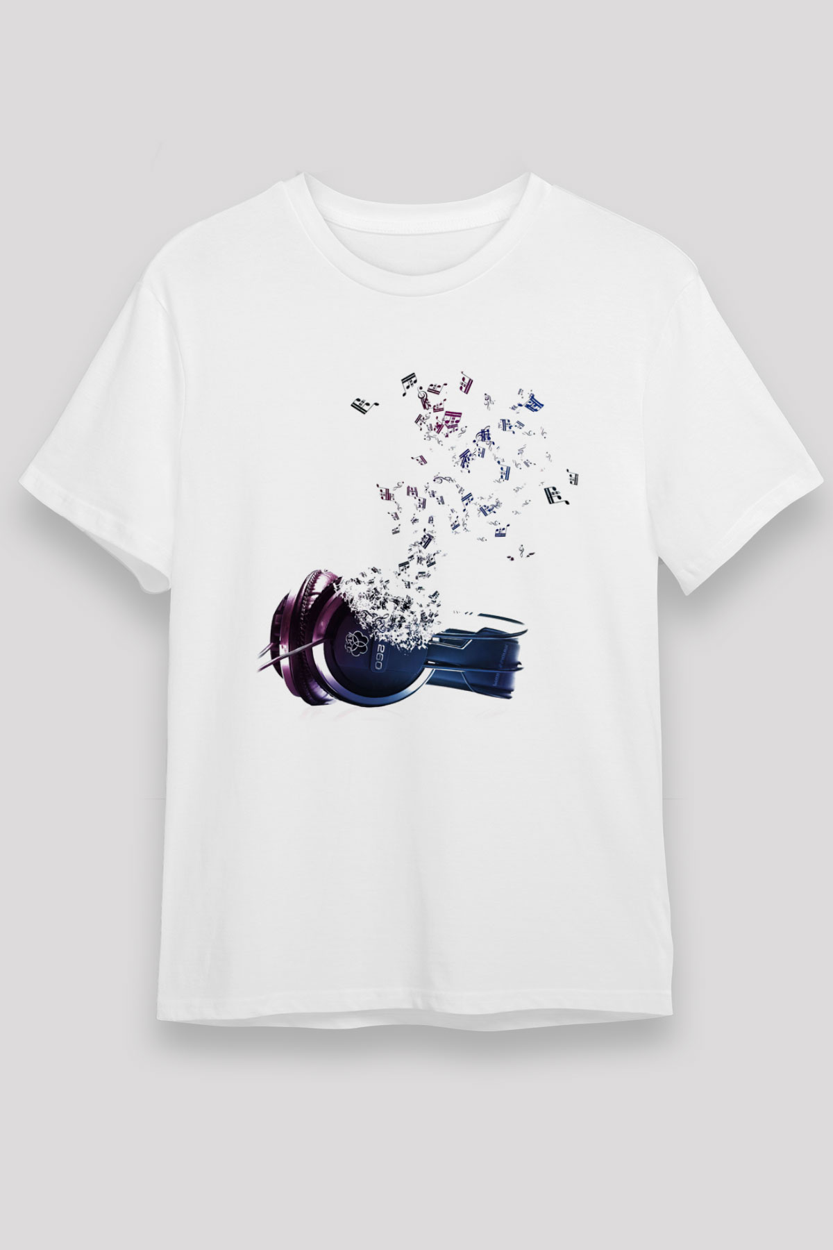 DJ Beyaz Unisex Tişört T-Shirt - TişörtFabrikası