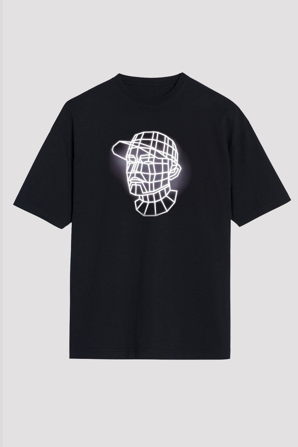 DJ Siyah Unisex Oversize Tişört T-Shirt