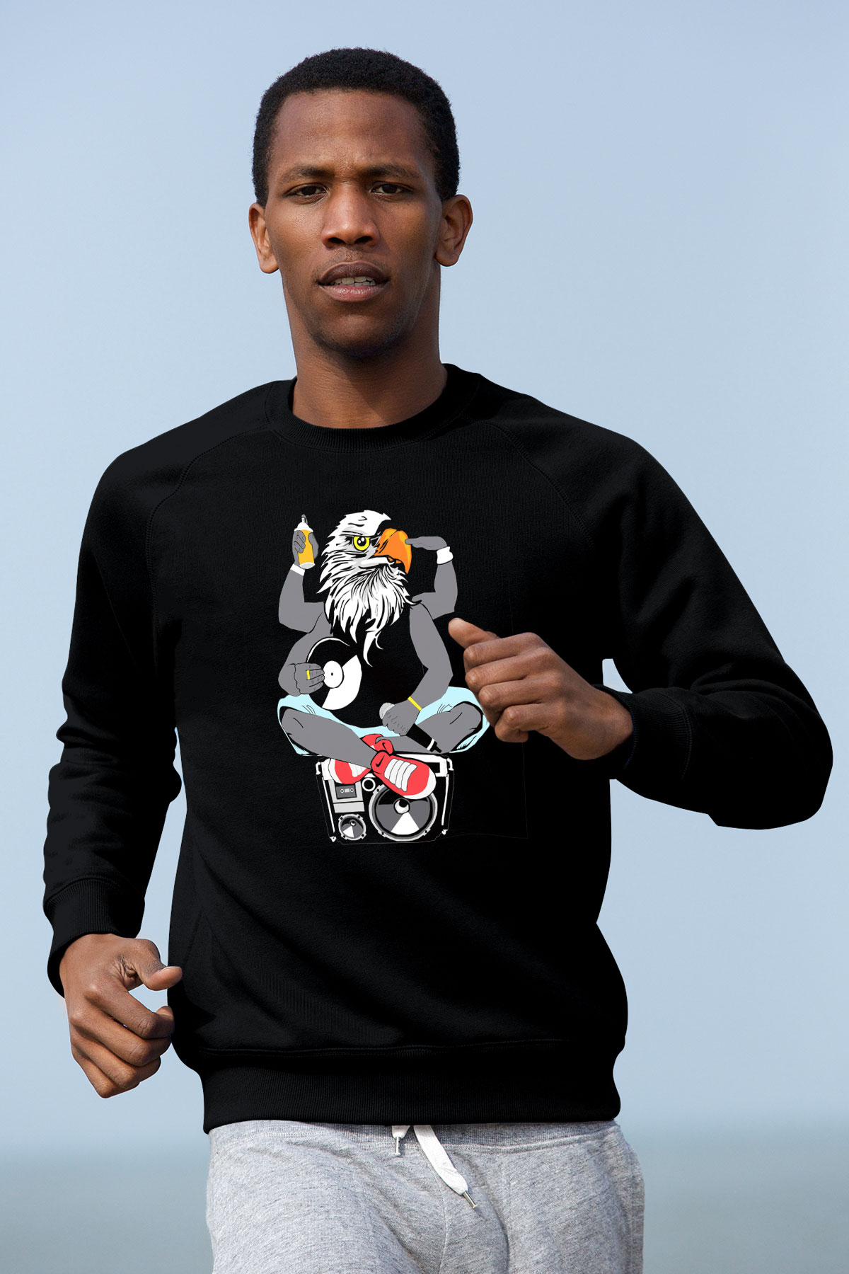 DJ Siyah Unisex Sweatshirt