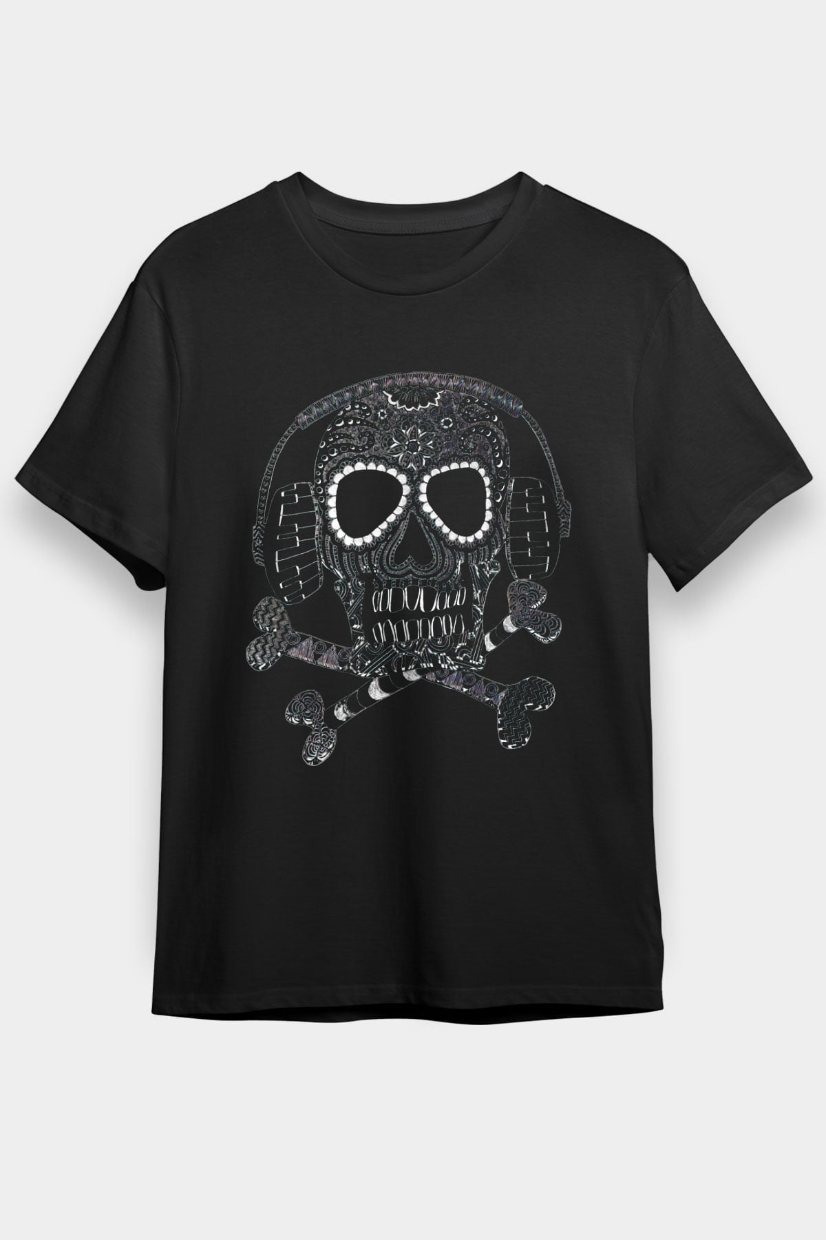DJ Siyah Unisex Tişört T-Shirt - TişörtFabrikası