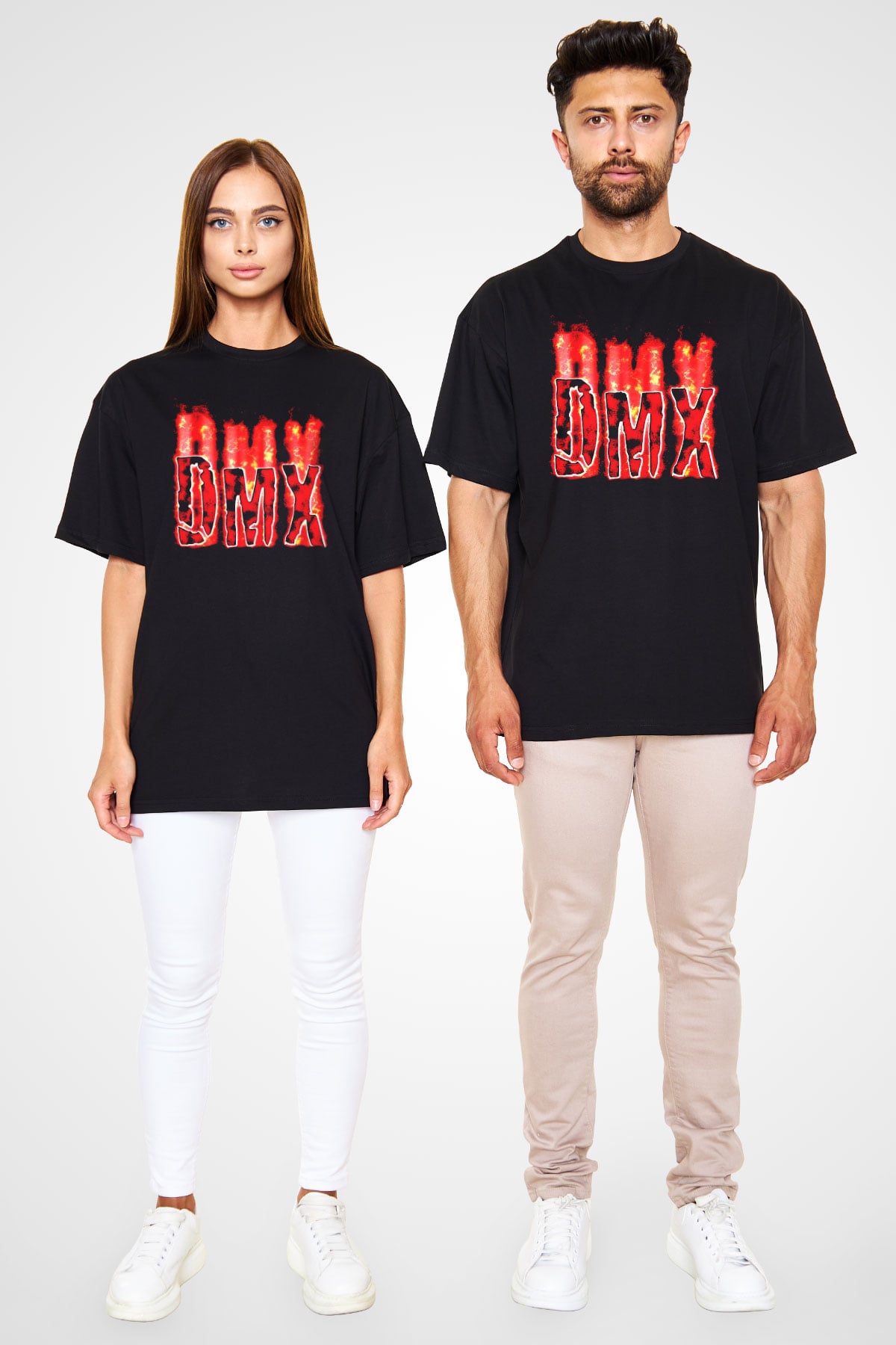 DMX Siyah Unisex Oversize Tişört T-Shirt