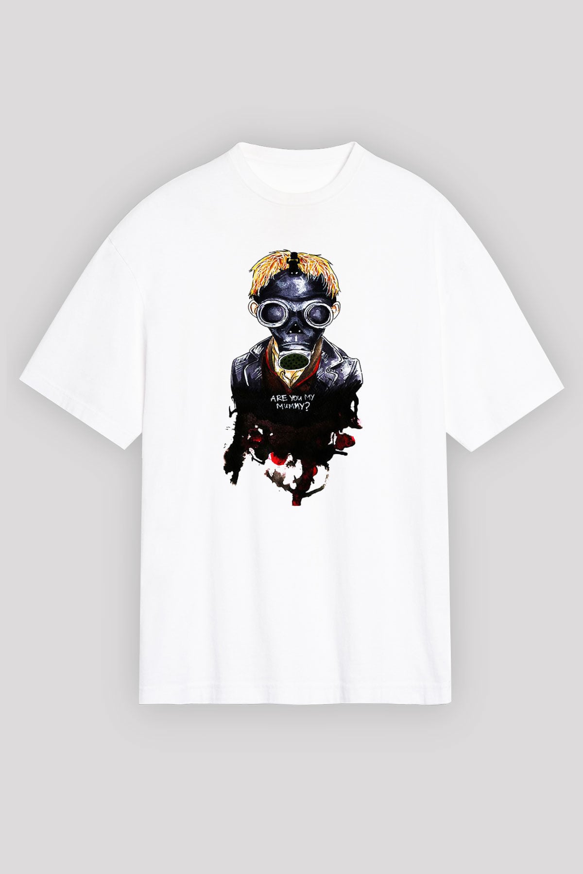 Doctor Who Beyaz Unisex Oversize Tişört T-Shirt