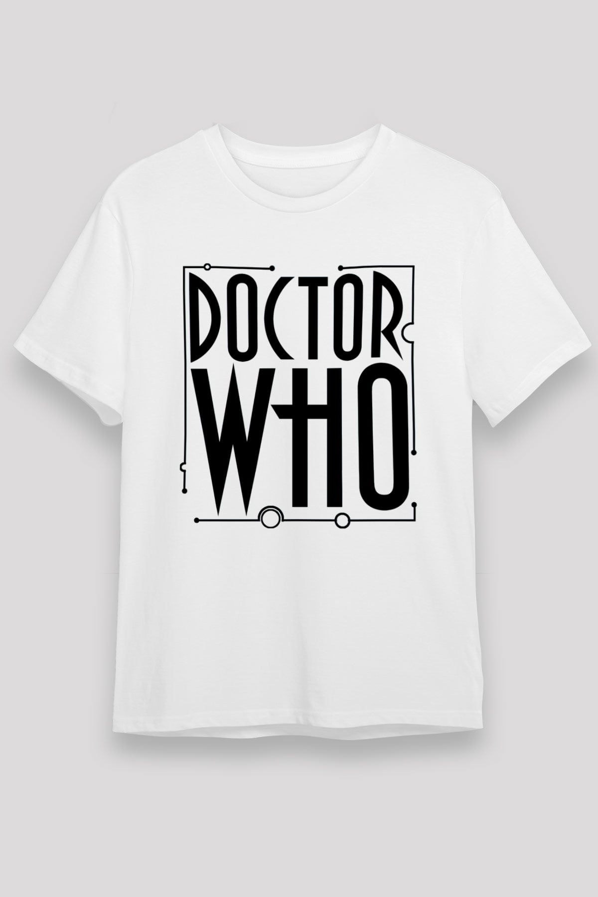 Doctor Who Beyaz Unisex Tişört T-Shirt