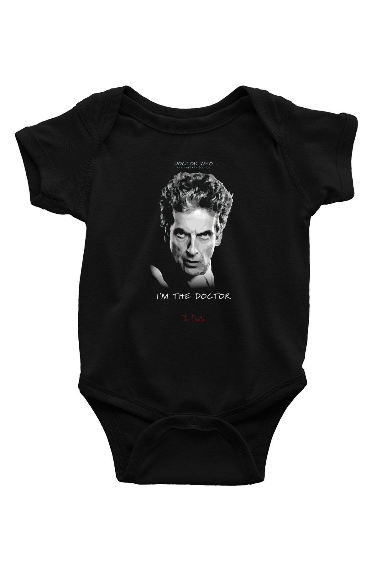 Doctor Who Siyah Bebek Body - Zıbın