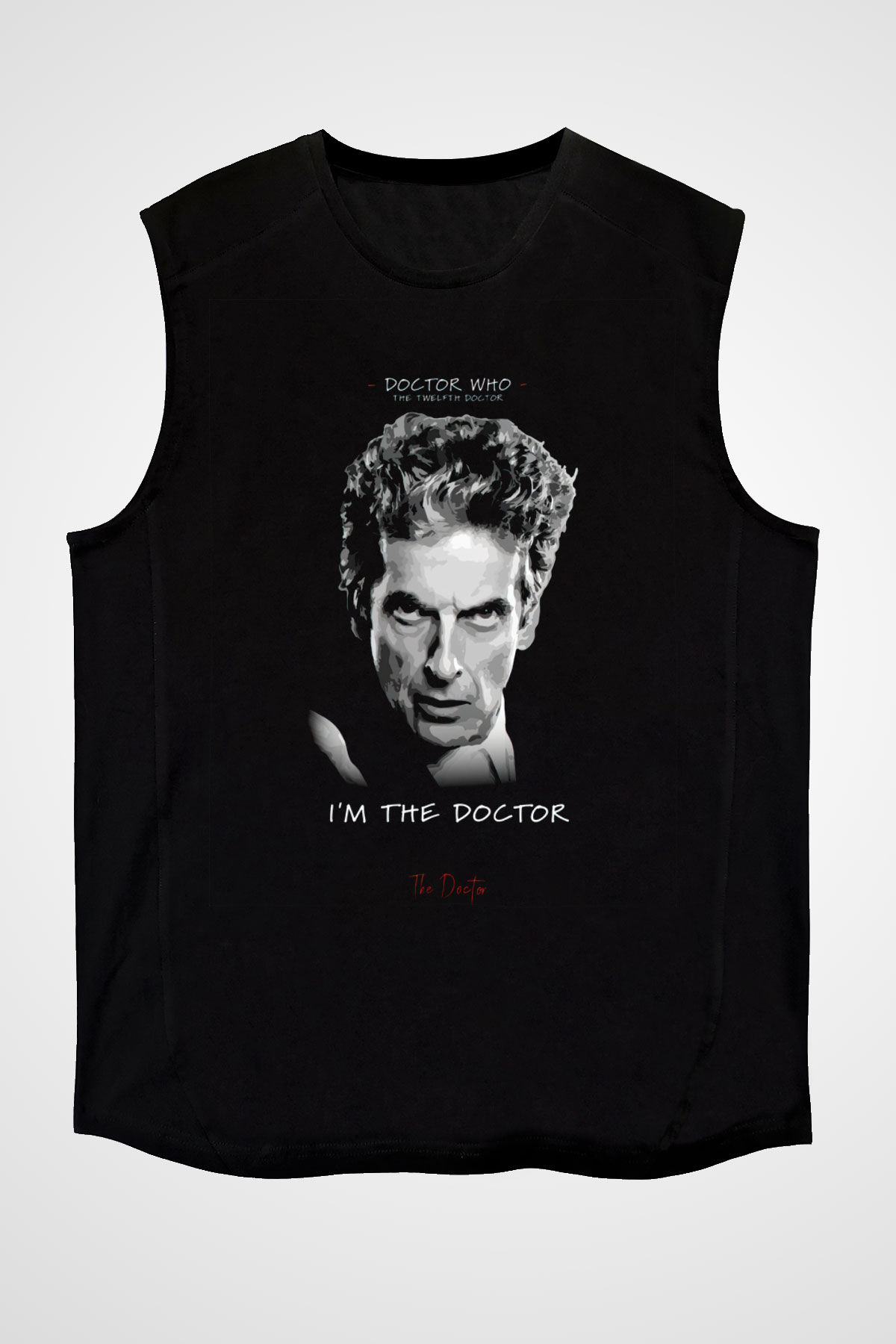 Doctor Who Siyah Unisex Kolsuz Tişört