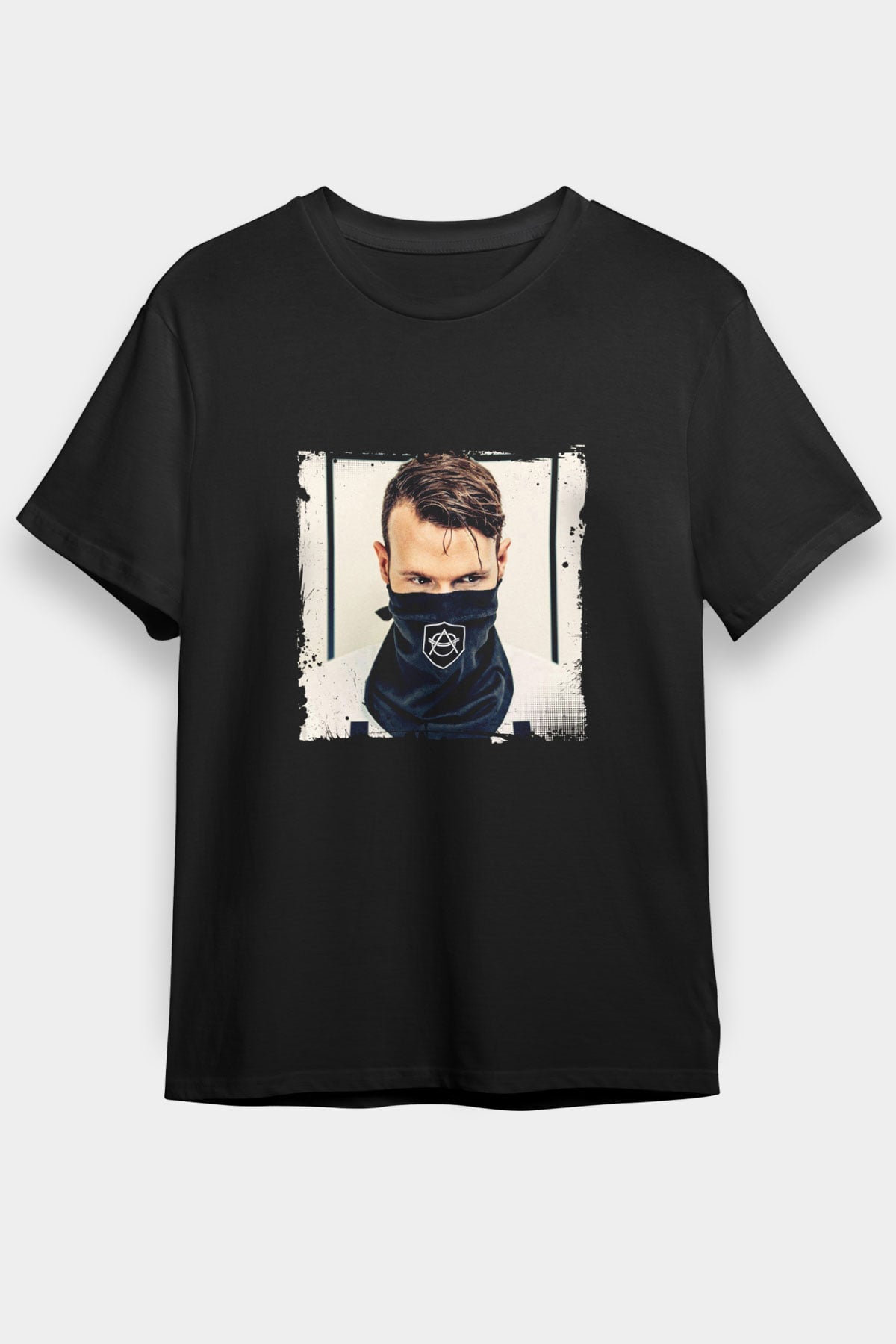 Don Diablo Baskılı Unisex Siyah Tişört