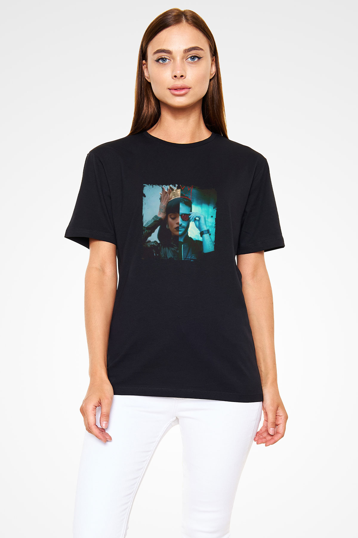 Don Diablo Baskılı Unisex Siyah Tişört