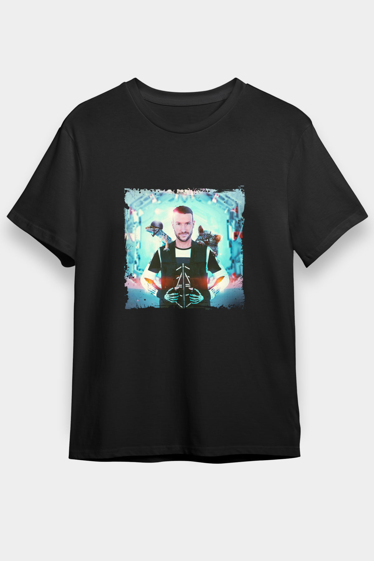 Don Diablo Baskılı Unisex Siyah Tişört