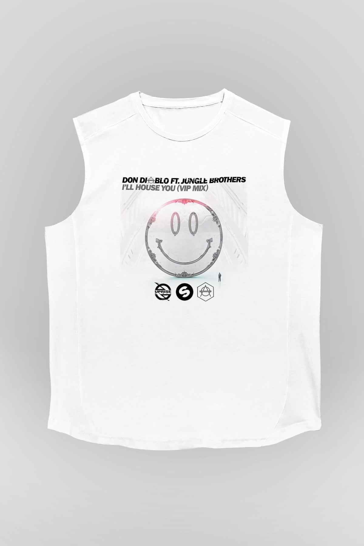 Don Diablo Beyaz Unisex Kolsuz Tişört