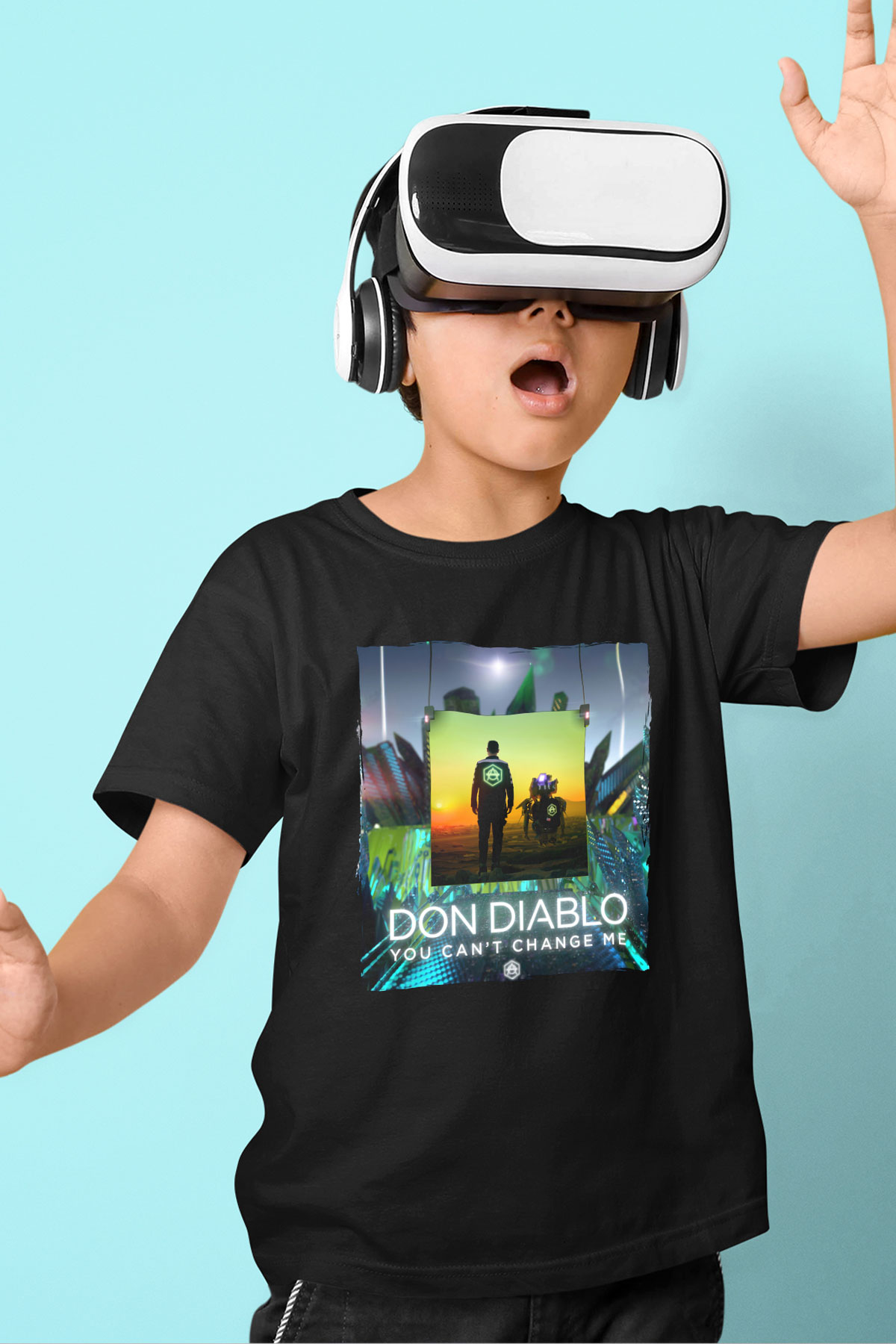 Don Diablo Siyah Unisex Çocuk Tişört