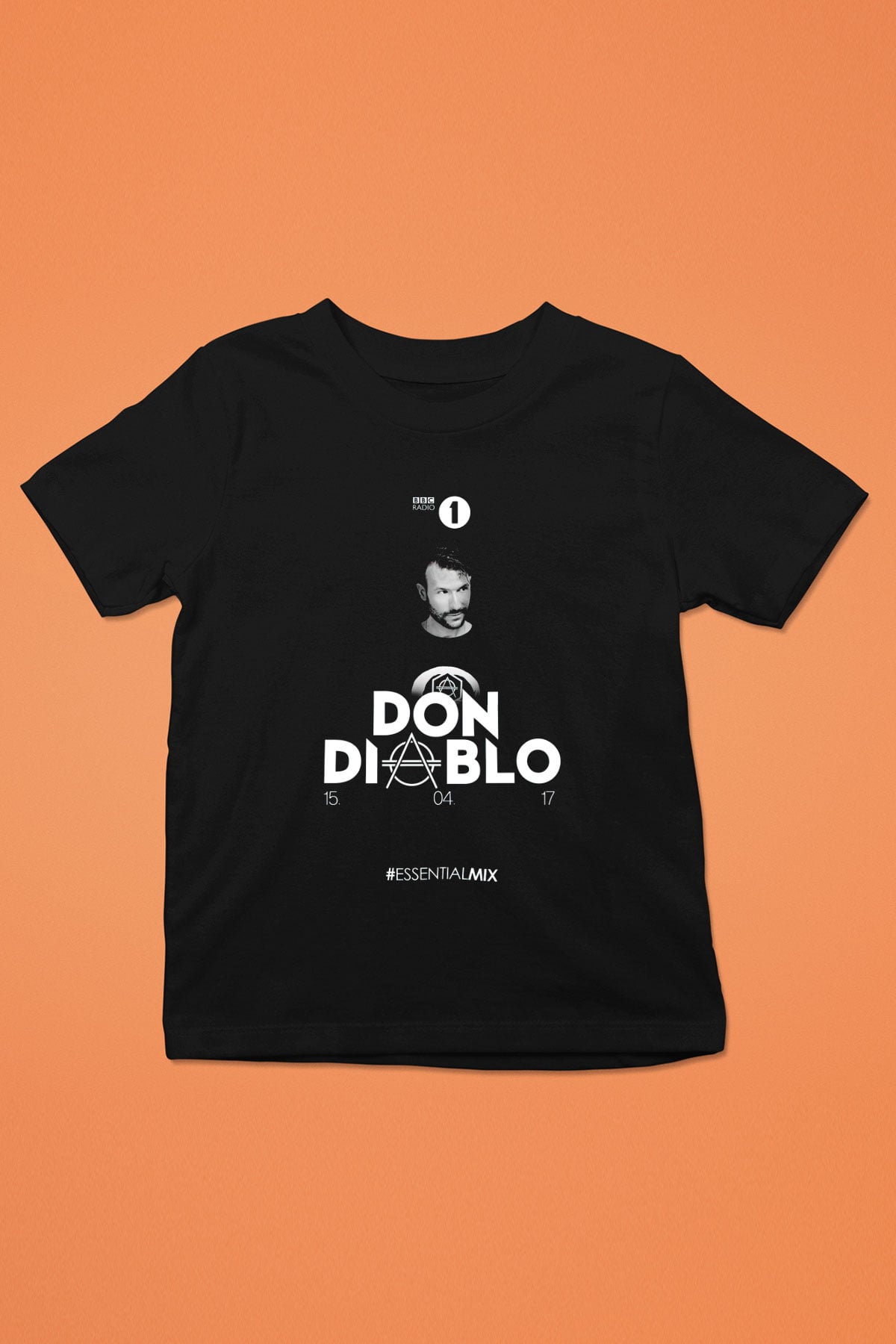 Don Diablo Siyah Unisex Çocuk Tişört