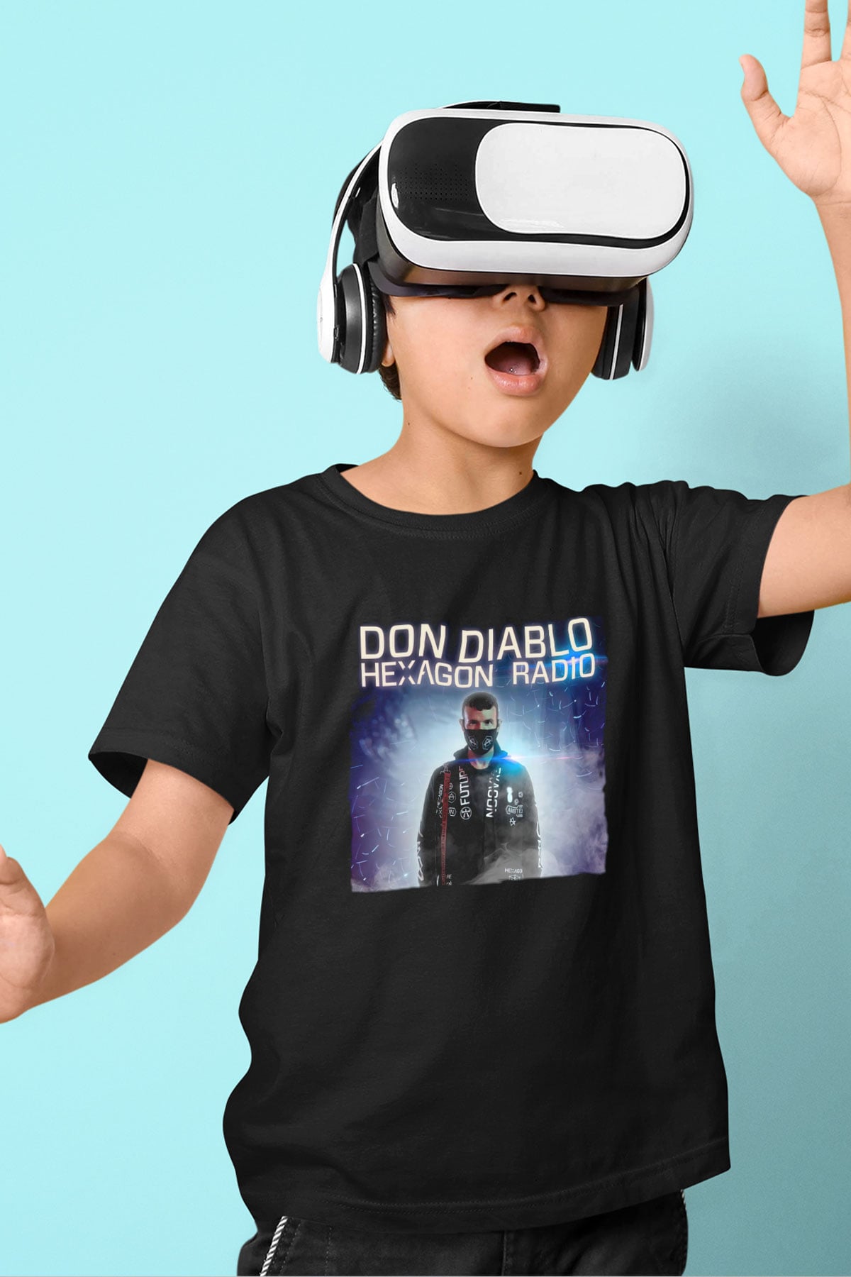 Don Diablo Siyah Unisex Çocuk Tişört