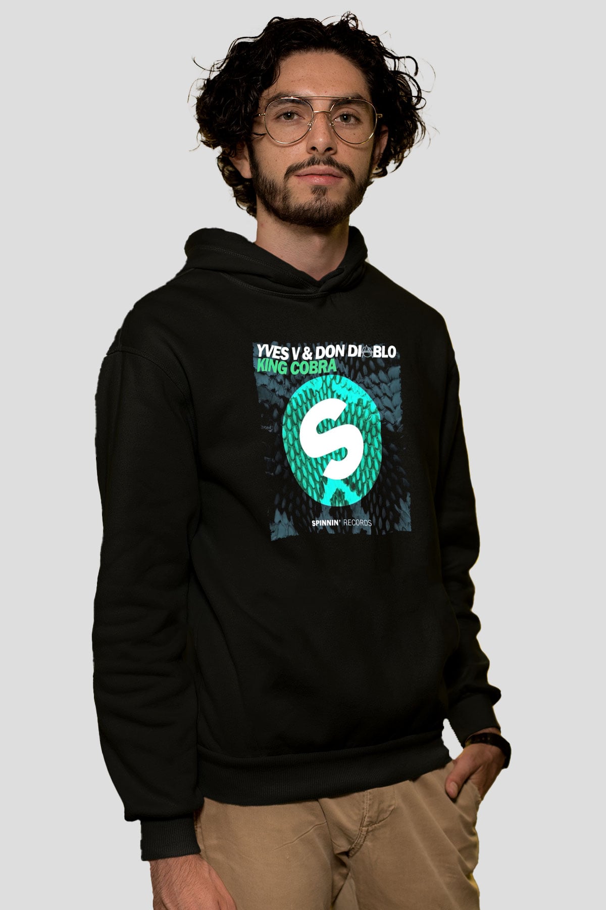Don Diablo Siyah Unisex Hoodie