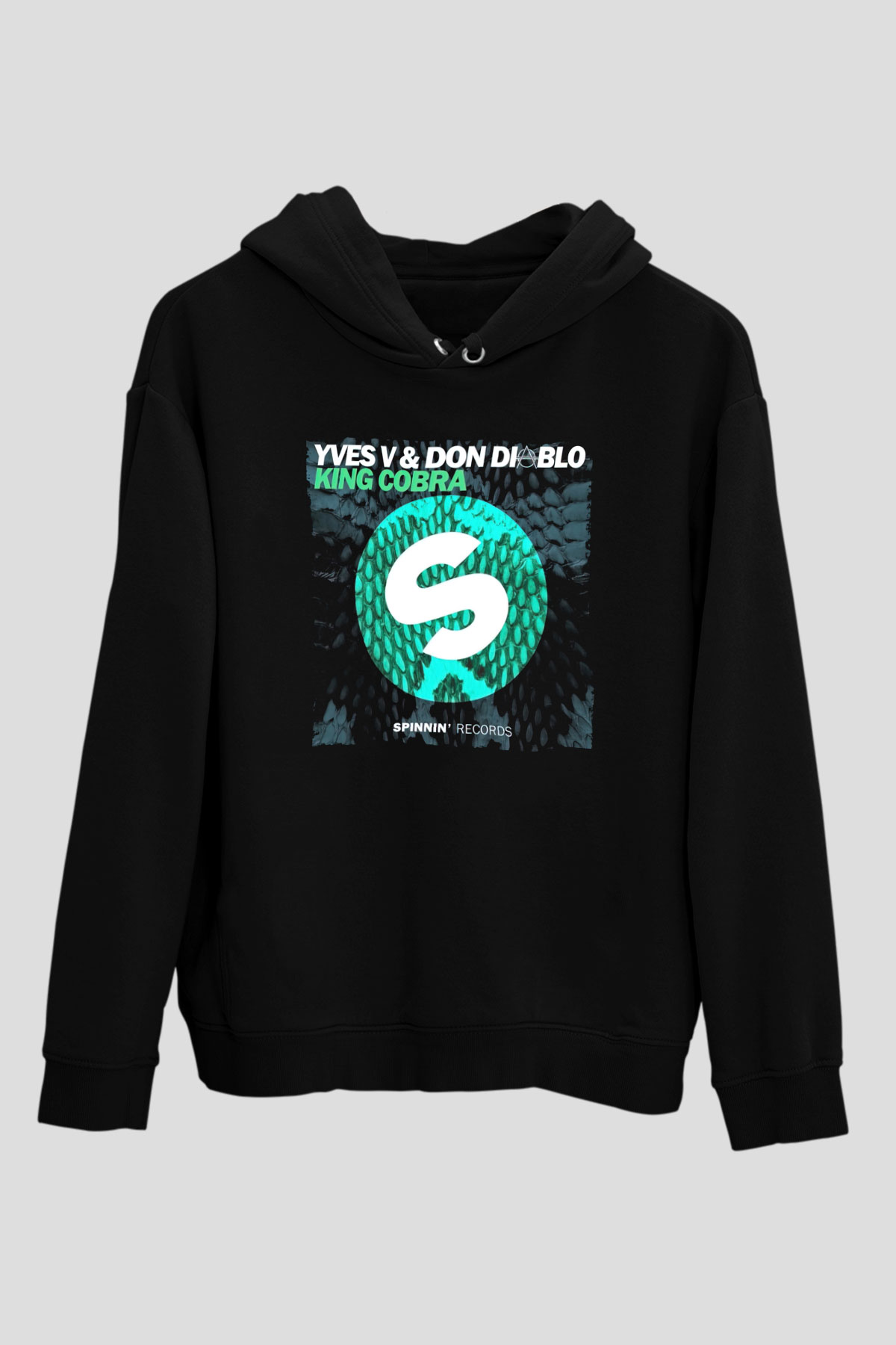 Don Diablo Siyah Unisex Hoodie