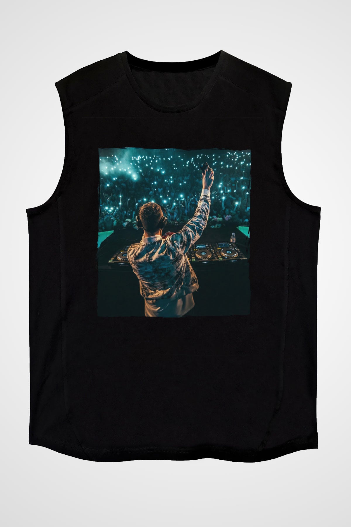 Don Diablo Siyah Unisex Kolsuz Tişört
