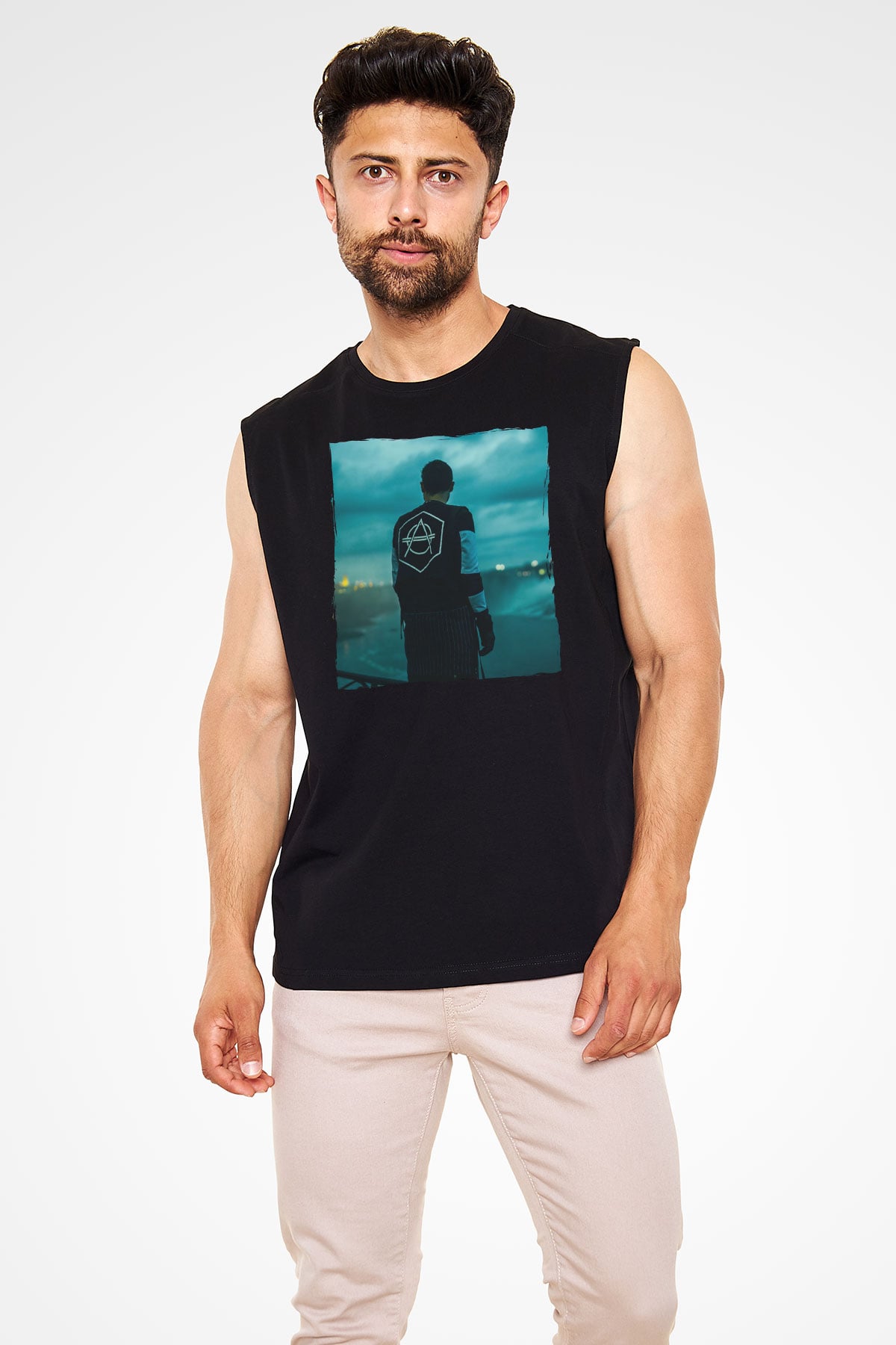 Don Diablo Siyah Unisex Kolsuz Tişört