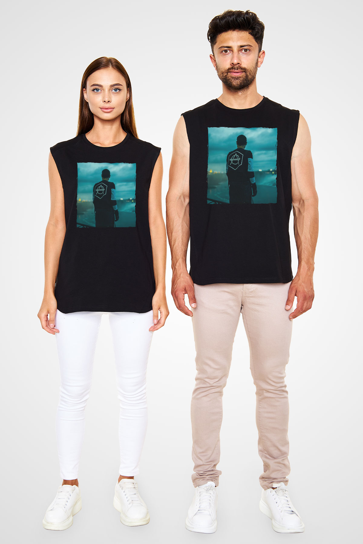 Don Diablo Siyah Unisex Kolsuz Tişört