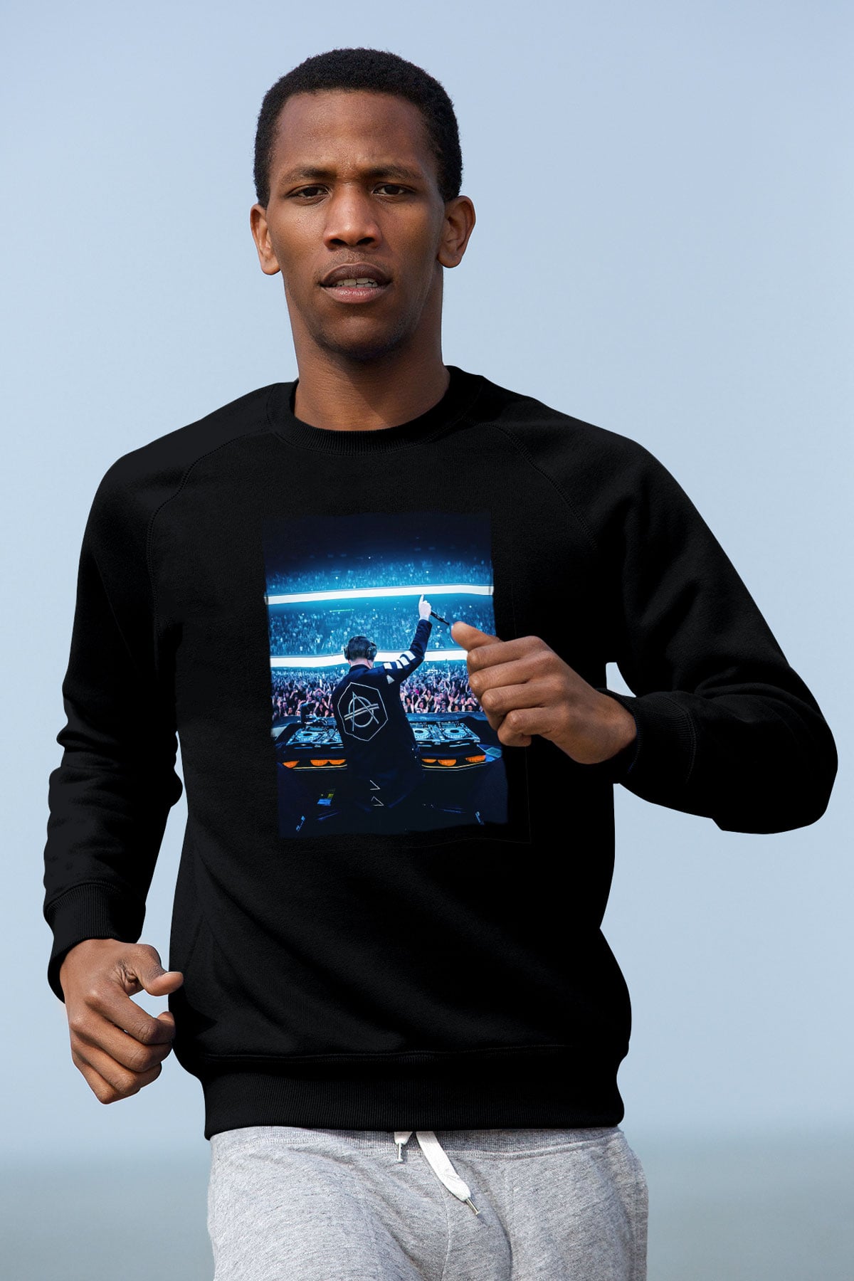 Don Diablo Siyah Unisex Sweatshirt